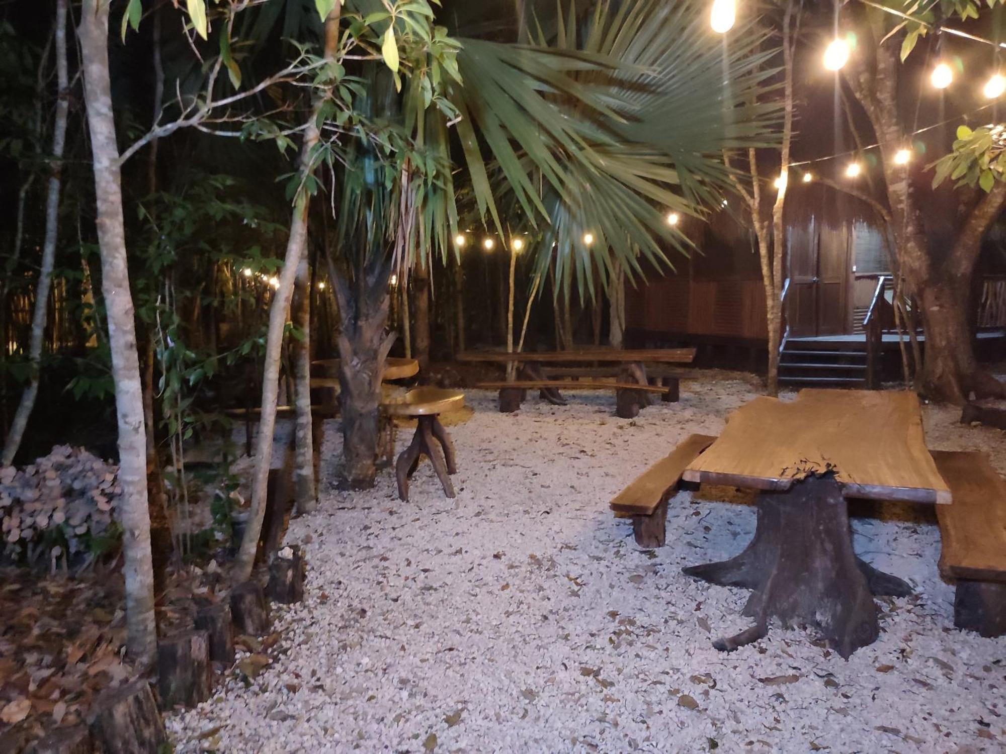 Aldea Maya-Ha Cabanas Con Cenotes 푸에르토 모렐로스 외부 사진