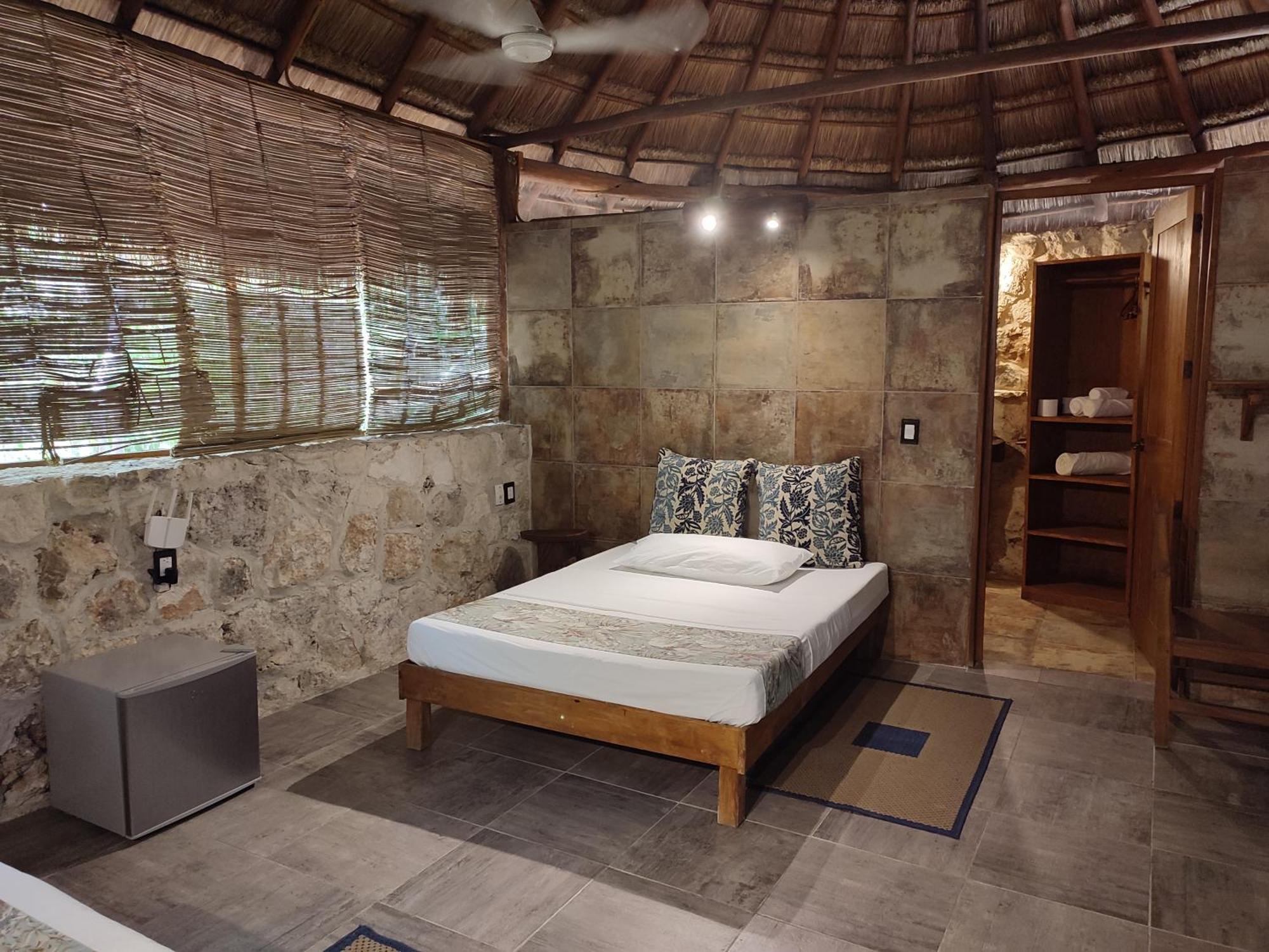 Aldea Maya-Ha Cabanas Con Cenotes 푸에르토 모렐로스 외부 사진